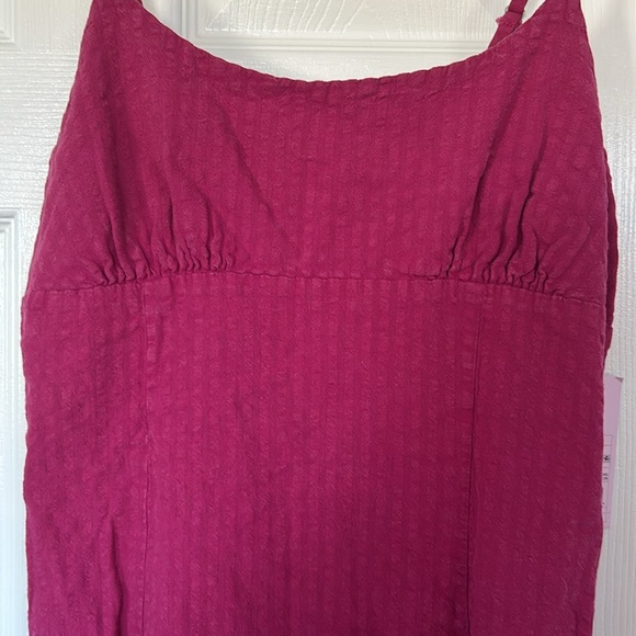Wild Fable Plum Purple Minidress Adjustable straps, cutout back dress Size Large - Picture 3 of 12